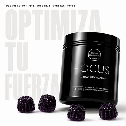 FOCUS® - Gomitas de Creatina Monohidratada